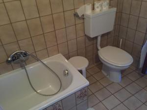Vonios kambarys apgyvendinimo įstaigoje Al Cavallino Rosso