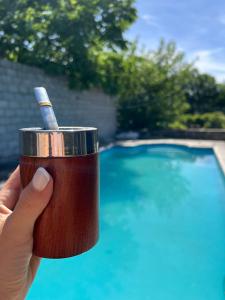 Bazén v ubytování Depto 168 nebo v jeho okolí