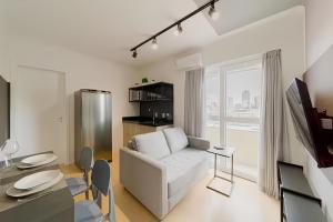 Χώρος καθιστικού στο Aconchego, privacidade no centro, Joinville