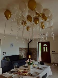 Posezení v ubytování Casa L'Olivér