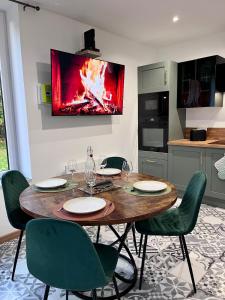 Η κουζίνα ή μικρή κουζίνα στο La Pomponnette