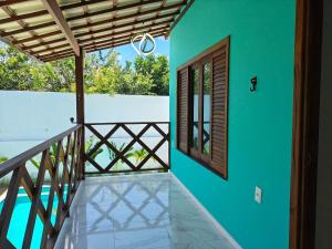 Balkón nebo terasa v ubytování Aptos em cond. c/ Piscina e Churrasqueira, Imbassaí - FOSs