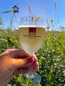 Nápoje v ubytování Boutique Vineyard Stay at Painted Prairie