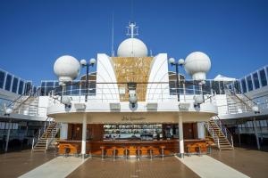 una vista de la parte superior de un crucero en MSC Durban, en Durban