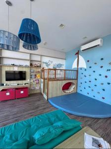 Ένα ή περισσότερα κρεβάτια σε δωμάτιο στο Casa Costa do Sauipe