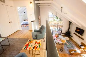 Posezení v ubytování House on Broadway at the Plaza