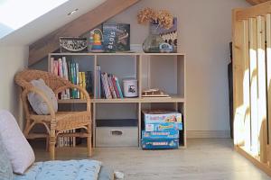 Knihovna v prázdninového domu