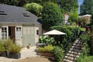 Zahrada ubytování Gîte de charme Beaujoyeulx