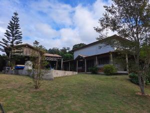 Bygningen som feriehuset ligger i