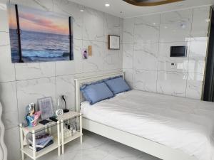 Postel nebo postele na pokoji v ubytování 바다소리 Ocean view + 21 fotografií