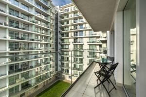 Balkón nebo terasa v ubytování Balticus by Solarento