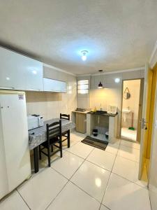 Kuchyň nebo kuchyňský kout v ubytování Studio 107