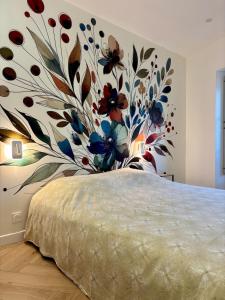 Postel nebo postele na pokoji v ubytování Magnifique appartement au pied de la citadelle