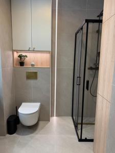 Ένα μπάνιο στο Apartament Wileńska +2 φωτογραφίες