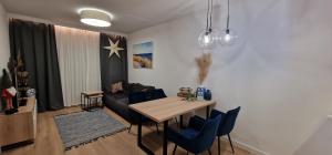 Posezení v ubytování Apartament Zatoka Snów z widokiem na morze 3,5h od Wawy