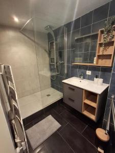 Koupelna v ubytování Appartement FLORILOFT