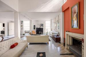 Χώρος καθιστικού στο Villa Rosaria