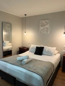 Ένα ή περισσότερα κρεβάτια σε δωμάτιο στο Bbc