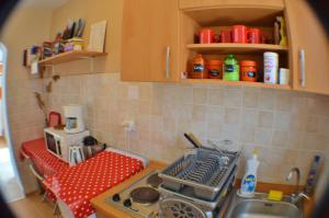 Dapur atau dapur kecil di Villa Ohrid