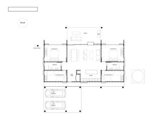 a floor plan of a house at Ferndale at Barranca - Luxury Villa in Barrengarry