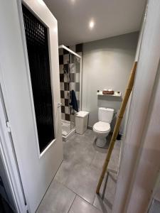 Koupelna v ubytování Le studio