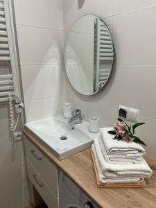 Koupelna v ubytování Cosy Guest Apartment Gdynia