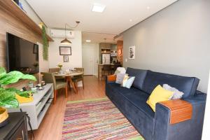 Χώρος καθιστικού στο Rosa Edifício Prime Elegance