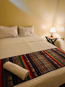 Postel nebo postele na pokoji v ubytování Hostal Marín Central - Quito