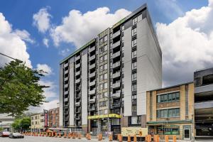 Budova, kde se aparthotel nachází