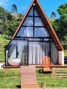 Zahrada ubytování chalé okinawa