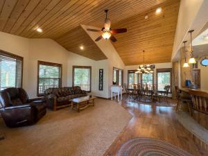 Posezení v ubytování Meadow View Lodge