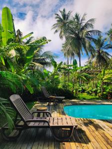 Bazén v ubytování Kaçuá Milagres nebo v jeho okolí