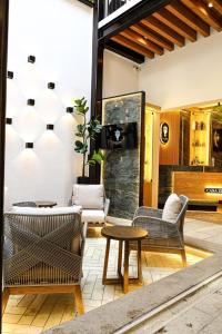 Posezení v ubytování Casa Ziña