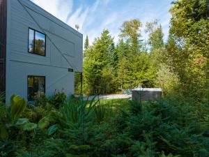 Zahrada ubytování La Romane Stylish Forest Chalet W Spa