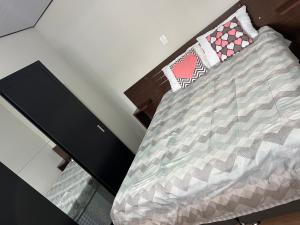 Postel nebo postele na pokoji v ubytování Casa para locação em Socorro