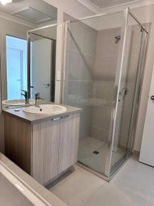 Koupelna v ubytování Family Time by the park