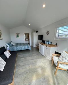 Η κουζίνα ή μικρή κουζίνα στο Modern & Central 'Nautical' Chalet