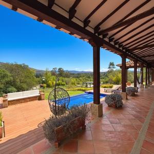 Πισίνα στο ή κοντά στο Hacienda Cascanueces