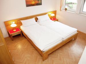 Postel nebo postele na pokoji v ubytování Rückzugsort in Mossautal-Hüttenthal