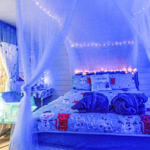 Postel nebo postele na pokoji v ubytování The secret spa & glamping