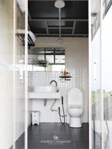 Koupelna v ubytování Fulfield Cafe&Resort