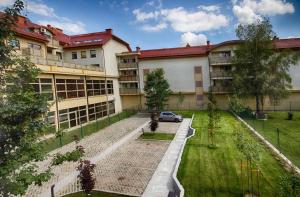 Vonkajšia záhrada v ubytovaní Apartamenty Ołtaszyńska