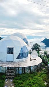 Příroda nedaleko luxury tent