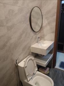 Koupelna v ubytování Khách sạn grace hotel dakmil