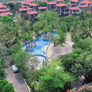 Bazén v ubytování Fu'an Tailong Sea-view Hotel (Danzhou Haihua Island) nebo v jeho okolí