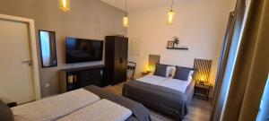 Ένα ή περισσότερα κρεβάτια σε δωμάτιο στο Apartmenthaus Çelik Self-Check-In