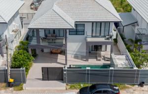 an aerial view of a house at Facai 5 Bed - C26 - 3 in Jomtien Beach