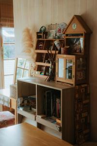 Knihovna v prázdninového domu