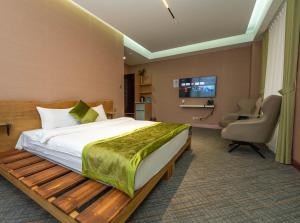 Μια τηλεόραση ή/και κέντρο ψυχαγωγίας στο Amgun Hotel Ulaanbaatar