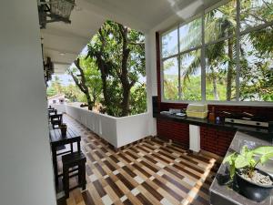 Zahrada ubytování Okinrose Mirissa